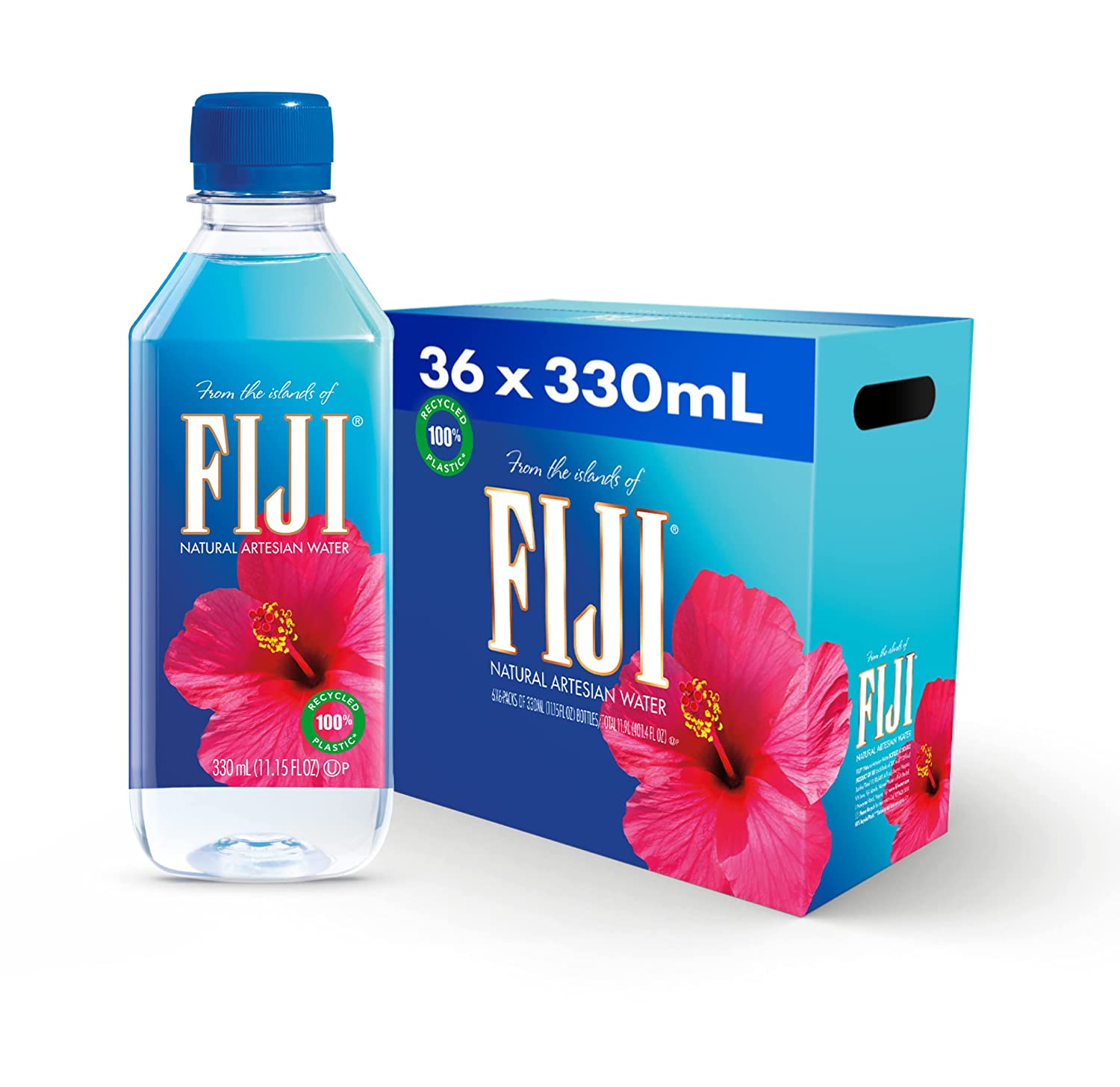 FIJI Natural Artesian Water, 16.9 Fl Oz (Pack of 24)