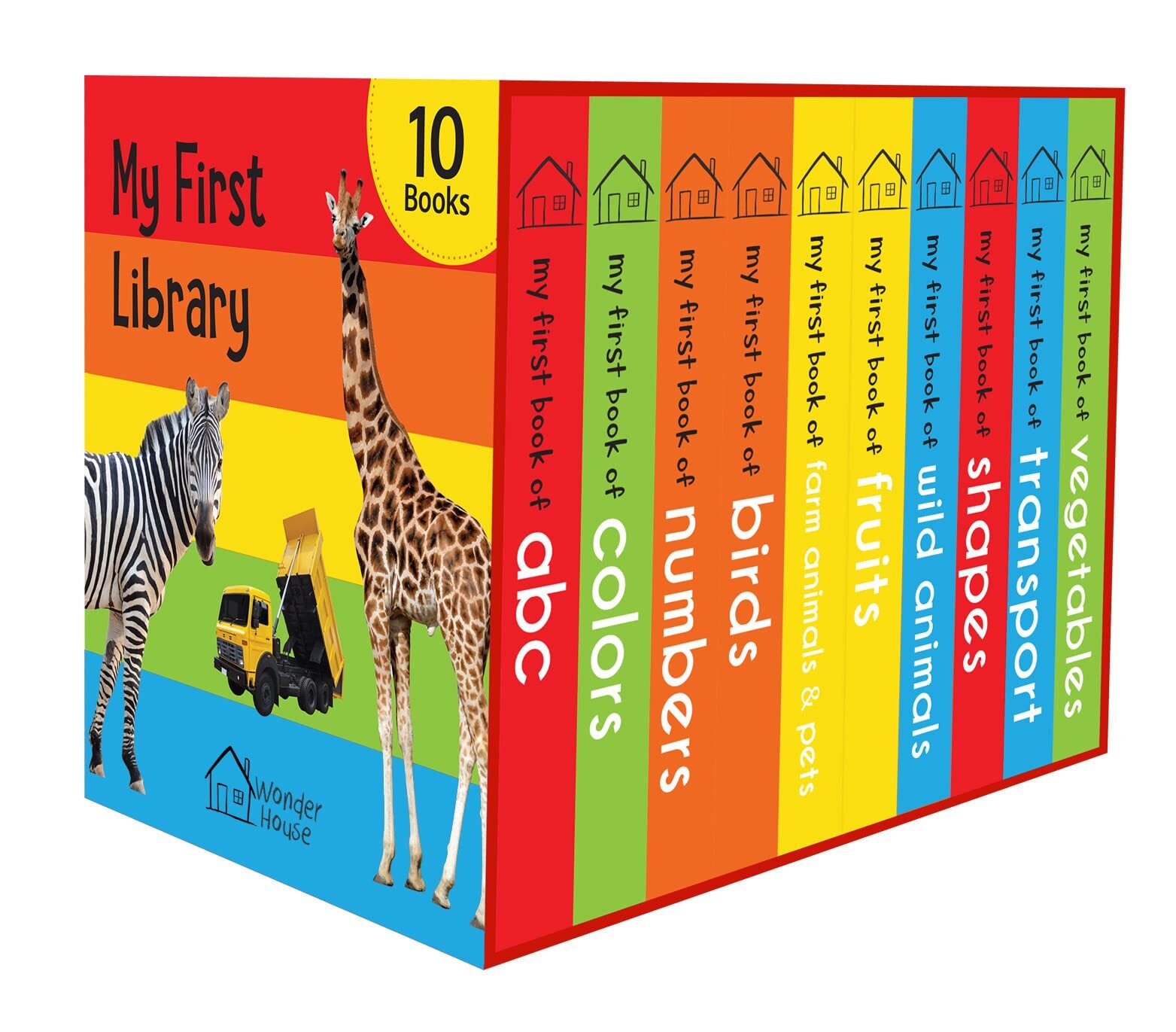 My First Library : Boxset of 10 Board Books for Kids (My First Book of) Board book