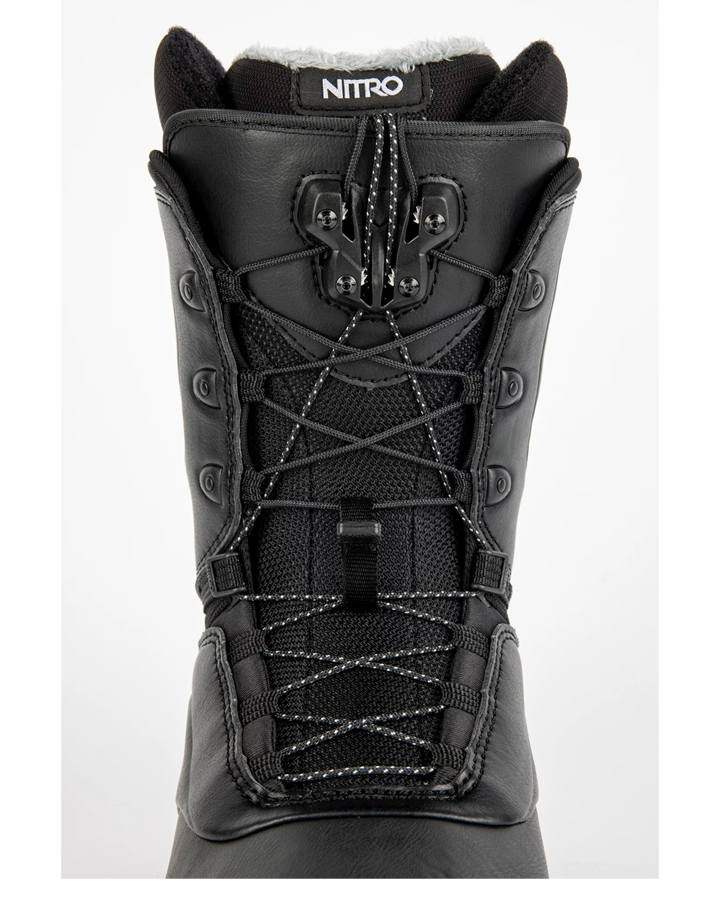 Nitro Crown TLS Womens Snowboard Boots - Black - 2023