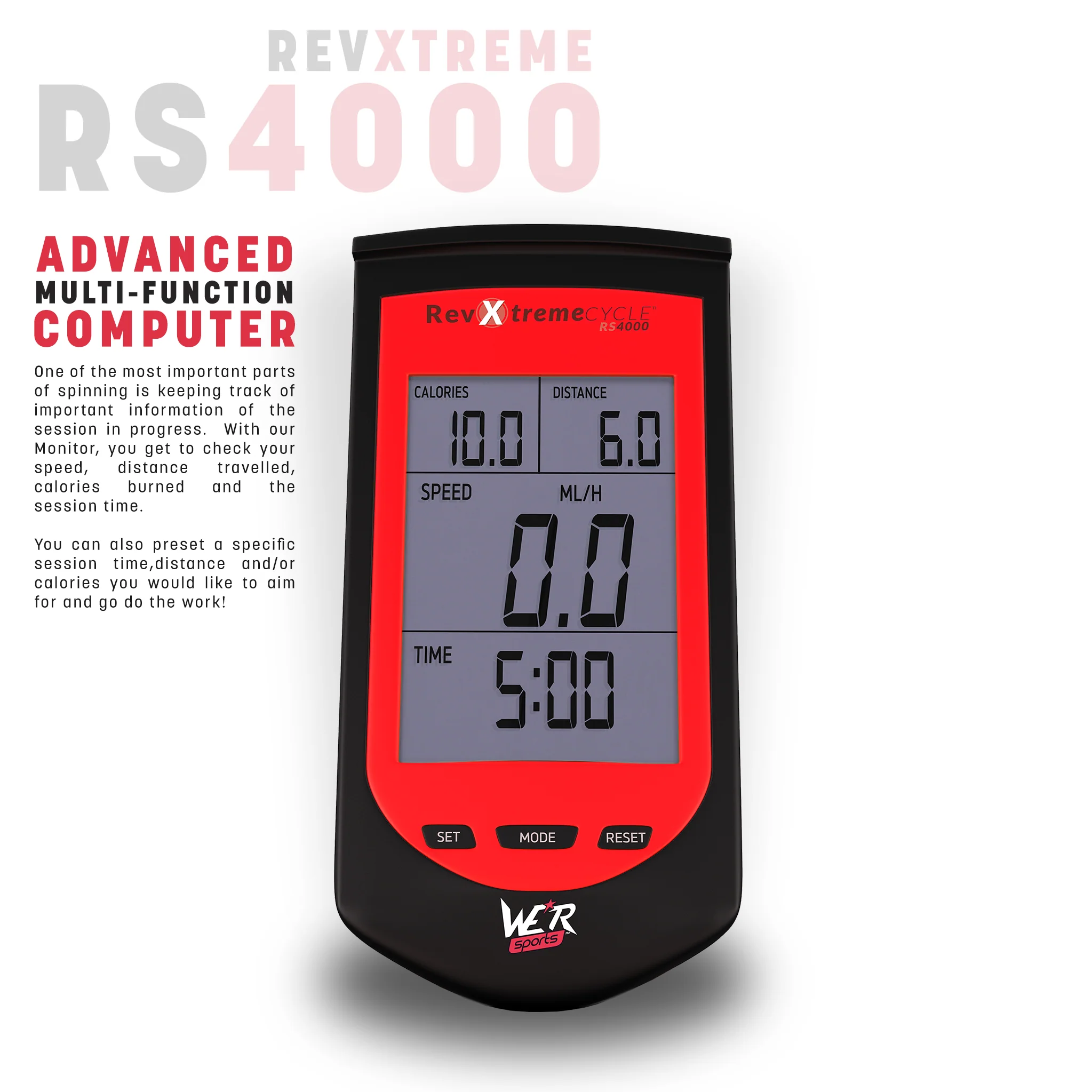 RevXtreme VenomX Indoor Cardio Spin Bike (With screen)