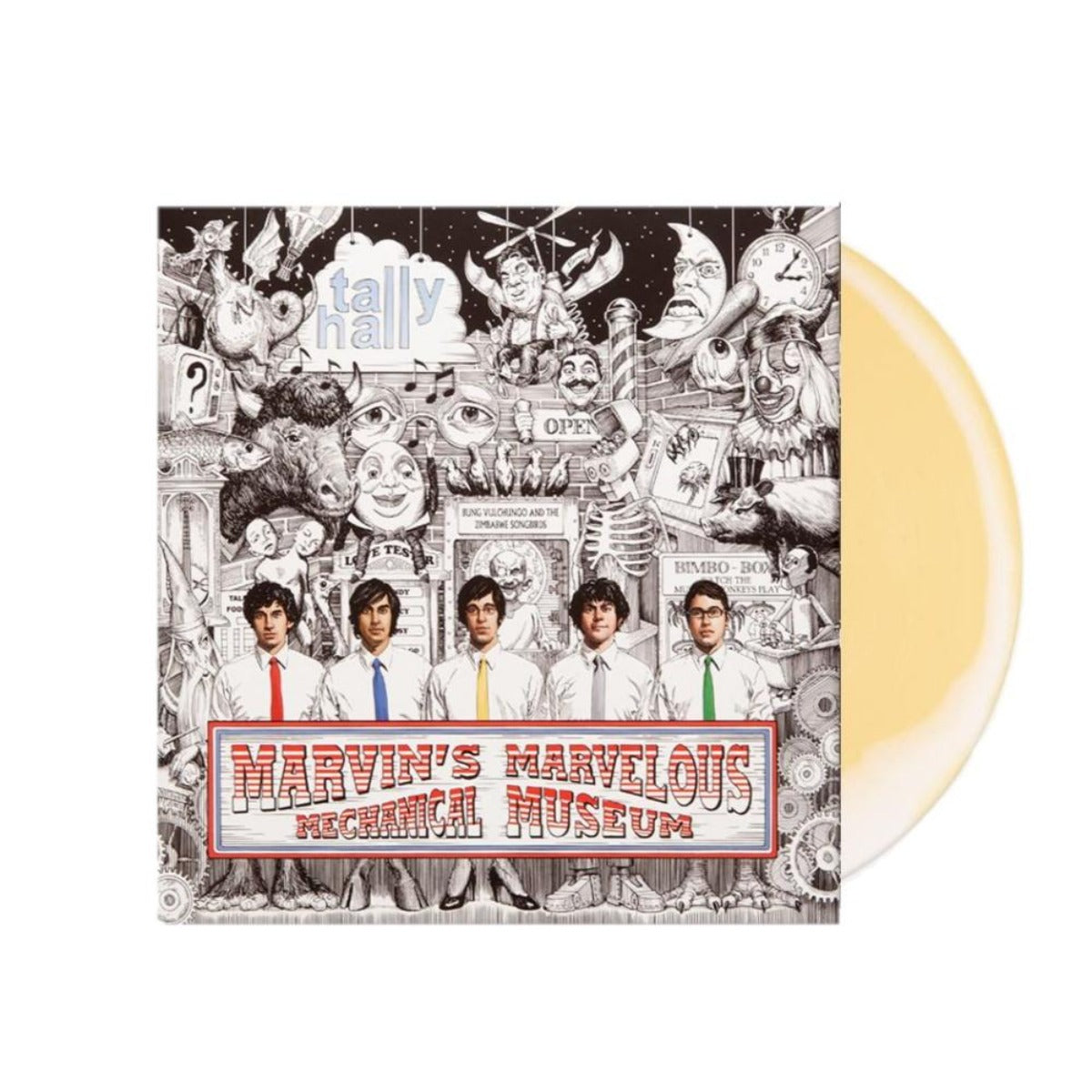 Tally Hall - Marvins Marvelous Mechanical Museum Exclusive Limited Edition Banana Vinyl LP Record
