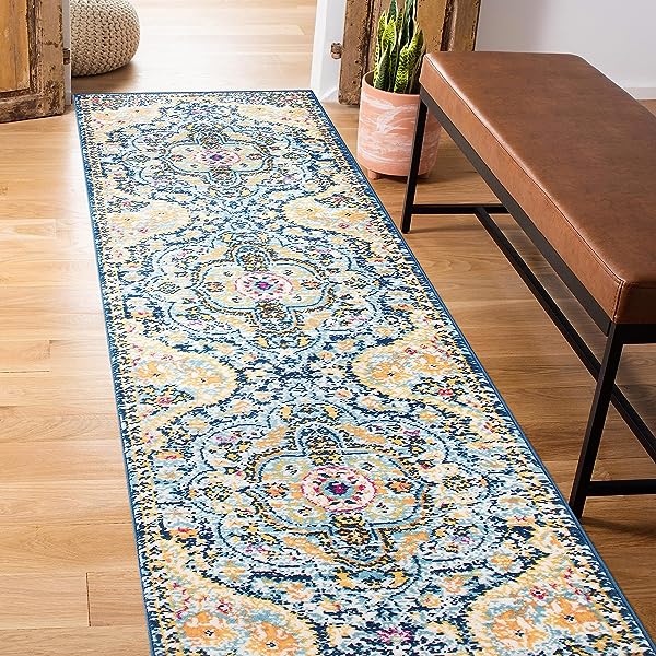 Rugshop Vintage Distressed Bohemian Area 5' x 7' Multi 5' x 7' Multi Color