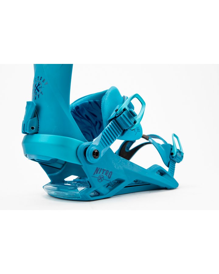 Nitro Team Snowboard Bindings - F.C.S./Blue - 2022 (M)