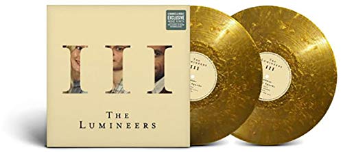 The Lumineers - III Exclusive Limited Edition Gold Flecked Colored Vinyl 2LP