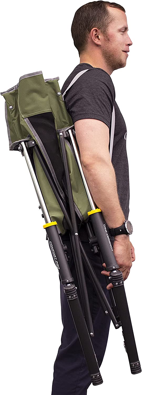 Outdoor Freestyle Rocker Portable Rocking Chair & Outdoor Camping Chair, ergonomic Nylon, Indigo Blue