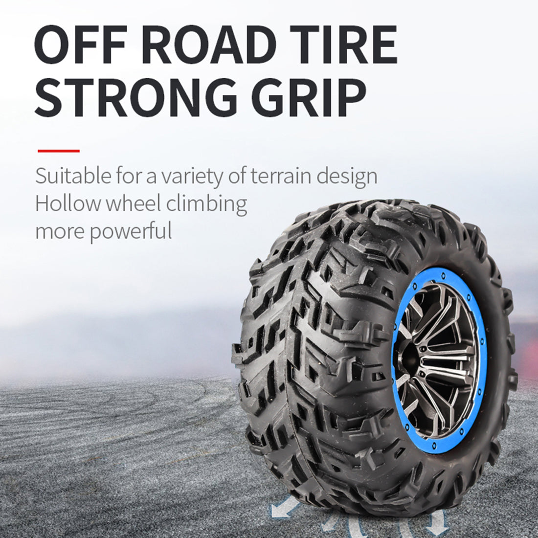 RC Car 1/10 4WD 2.4G 70KM/H Metal Brushless High-speed Off-road Vehicle All-terrain Electric Climbing RC Car Monster Truck Model Toy - Black