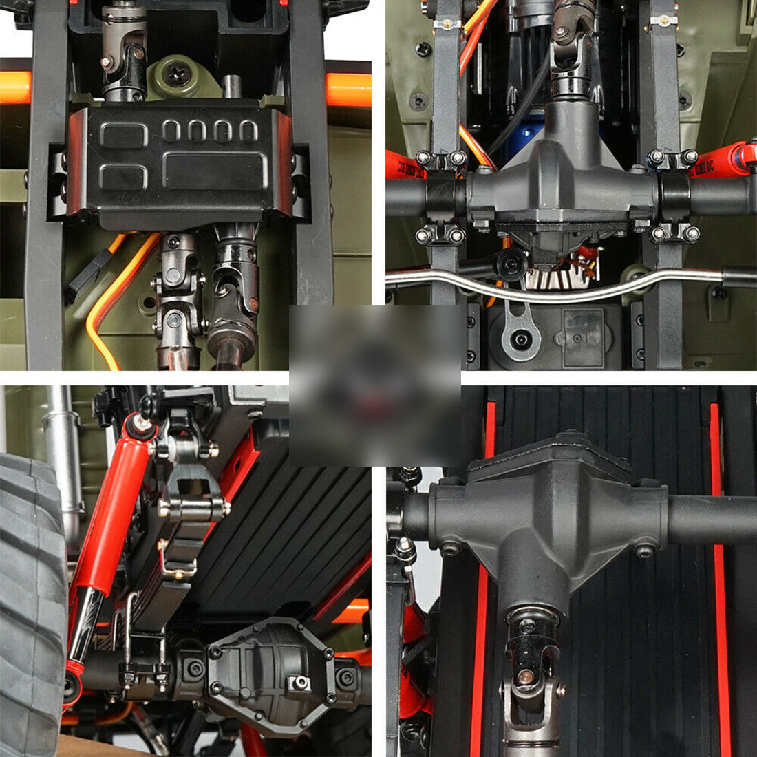 KINGKONG R/C Q157 1/12 4x4 Electric RC Truck DIY Assembly Monster Light Off-road Truck Model with Metal Chassis KIT