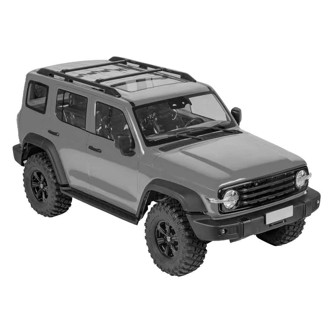 TRACTION HOBBY 1/8 TANK 300 RC Car Timesharing Four-Wheel Drive Two-gear Two-speed Electric RC Simulated Off-road Crawler Model Car RTR