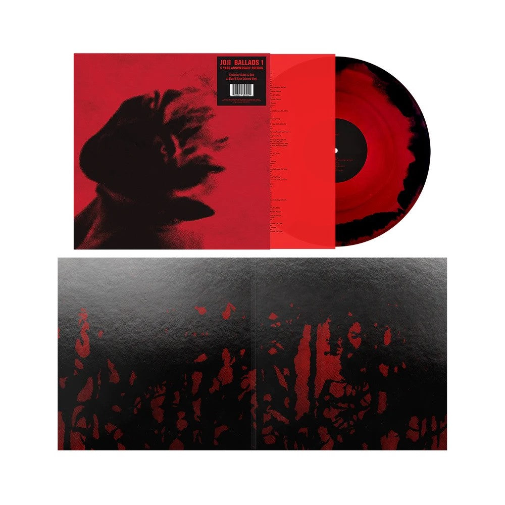 Joji - Ballads 1 (5-Year Anniversary) Exclusive Limited Edition Red/Black Color Vinyl LP Record
