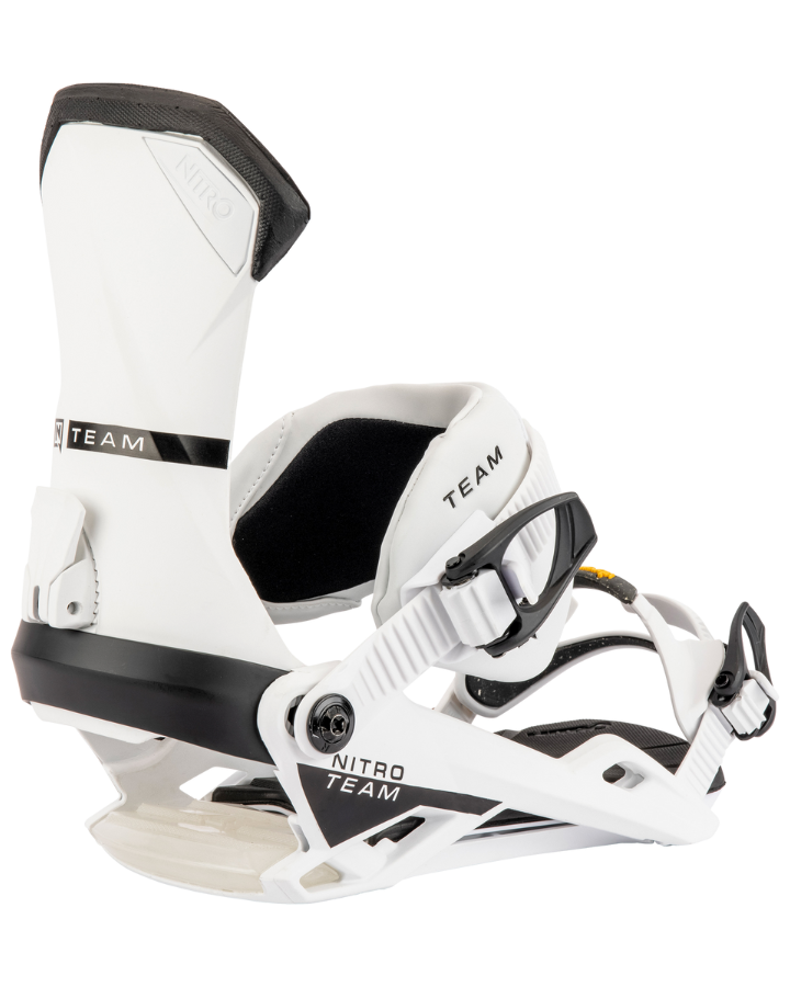 Nitro Team Snowboard Bindings - White - 2023