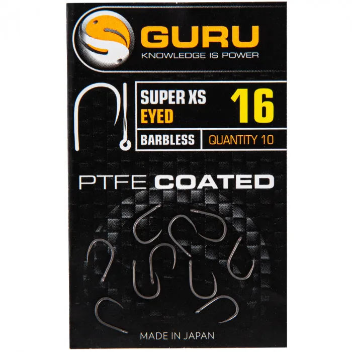 Guru Super XS Eyed Hooks Barbless