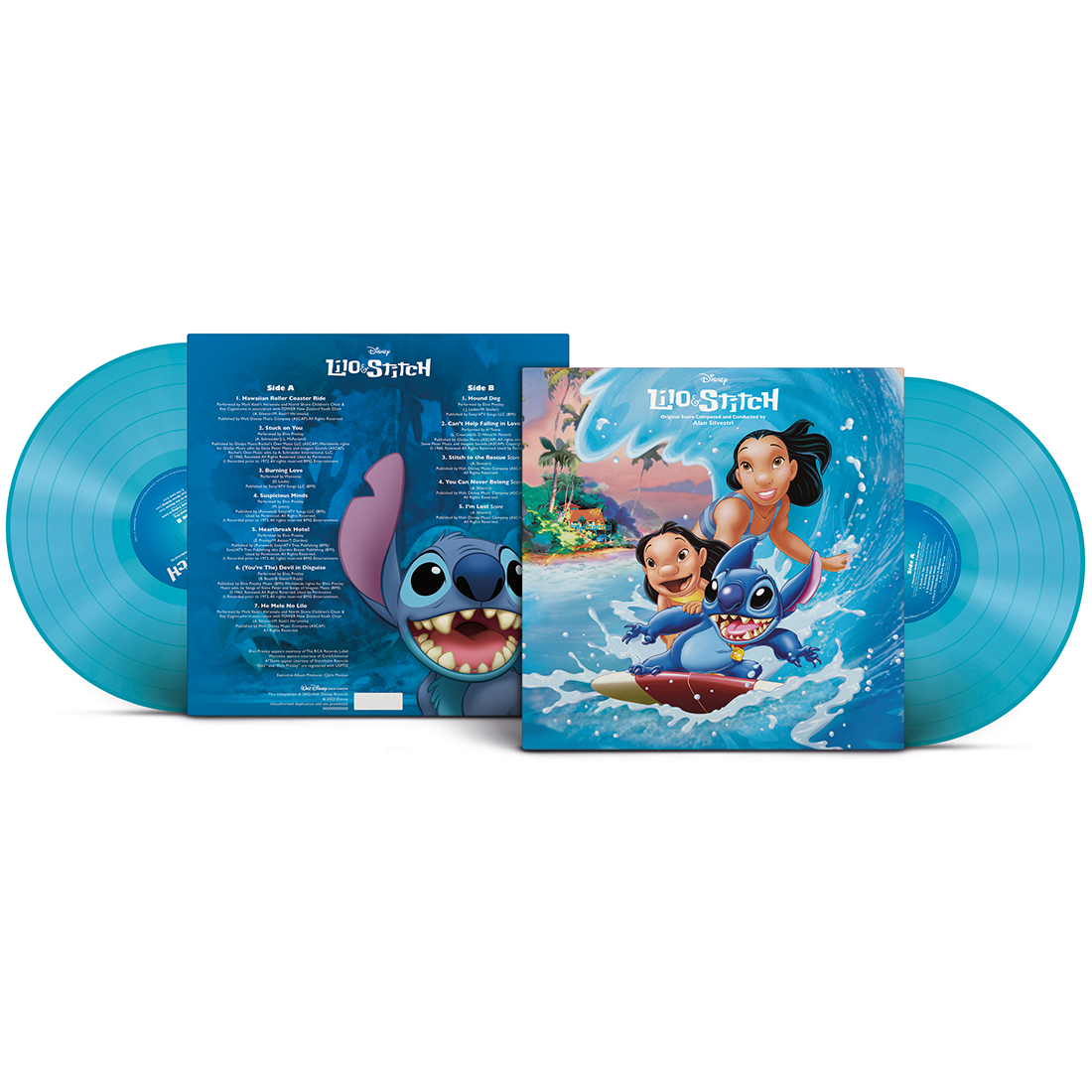 Lilo & Stitch Soundtrack 20th Anniversary Edition Exclusive Curacao Transparent Color Vinyl
