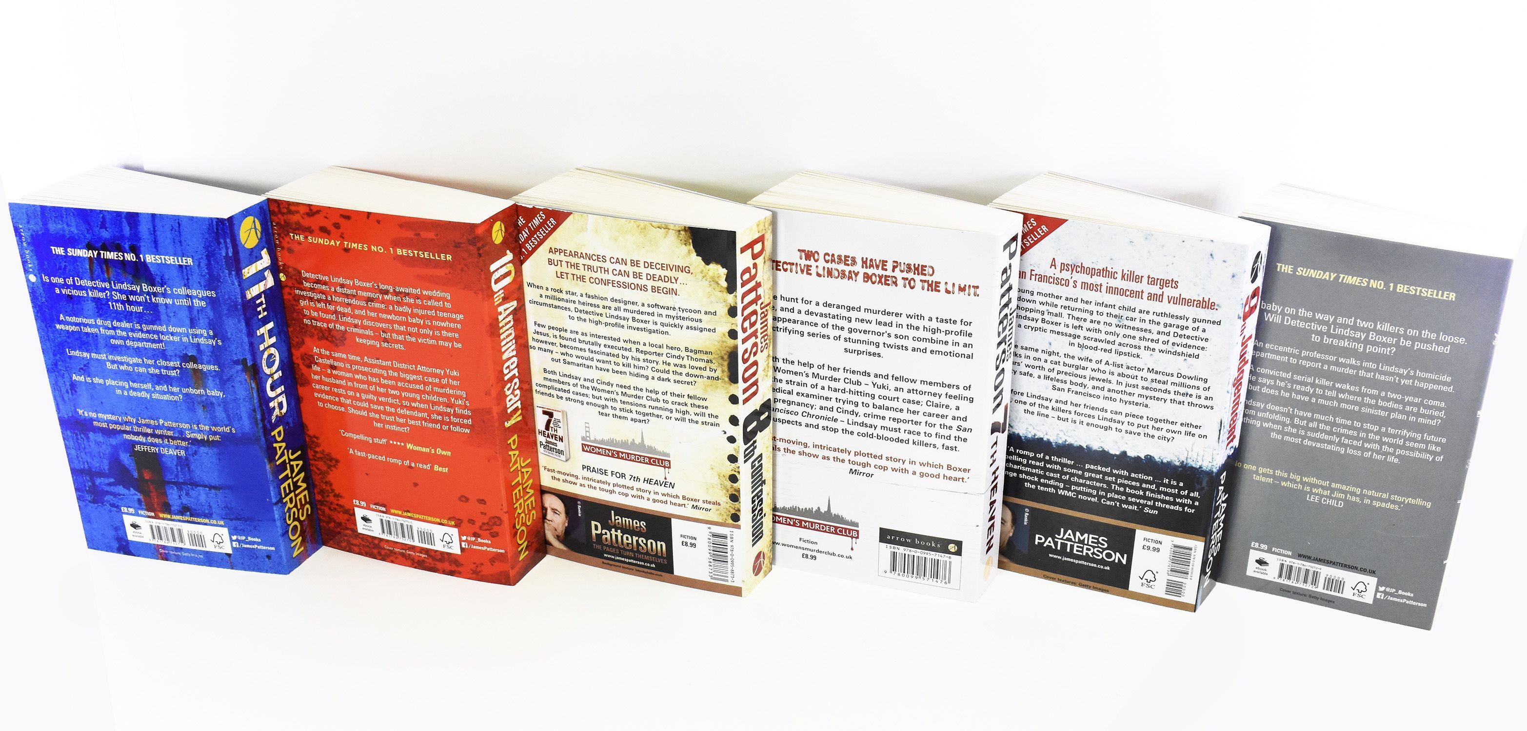 Women's Murder Club by James Patterson: Books 7-12 Collection Set - Fiction - Paperback