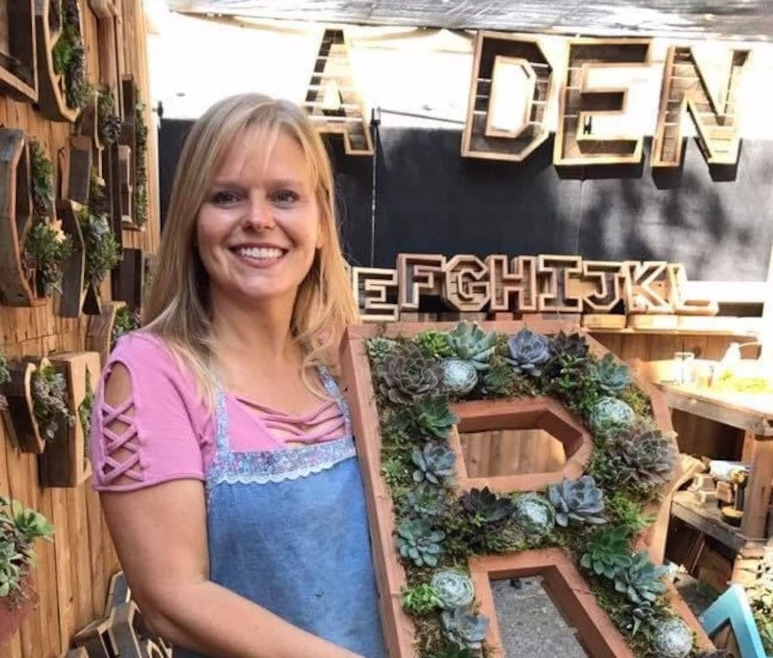 A-Z Monogram Wooden 20