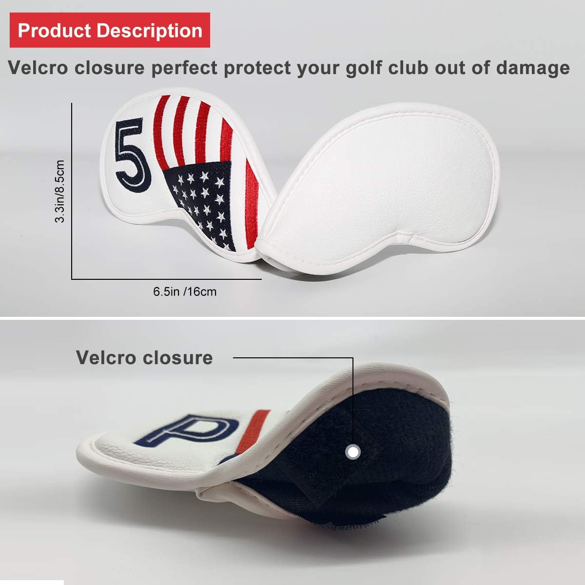 Golf Iron Head Covers Set Iron Headcover