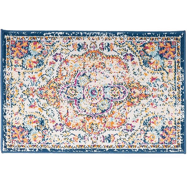 Rugshop Vintage Distressed Bohemian Area 5' x 7' Multi 5' x 7' Multi Color