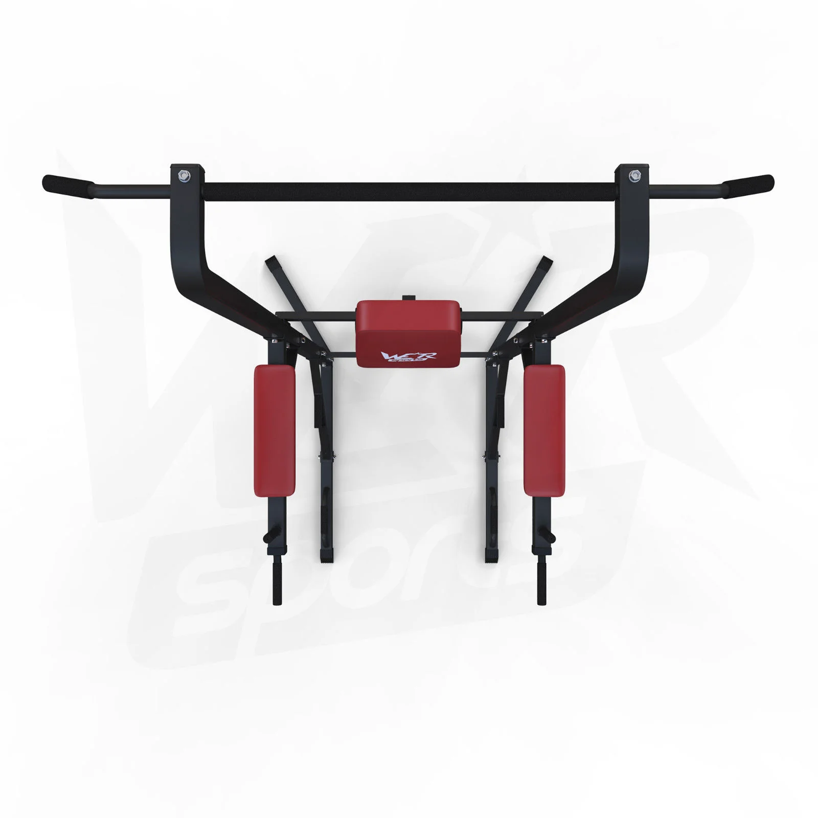 TowerPower 2 Pull Up tower Station BLACK-RED