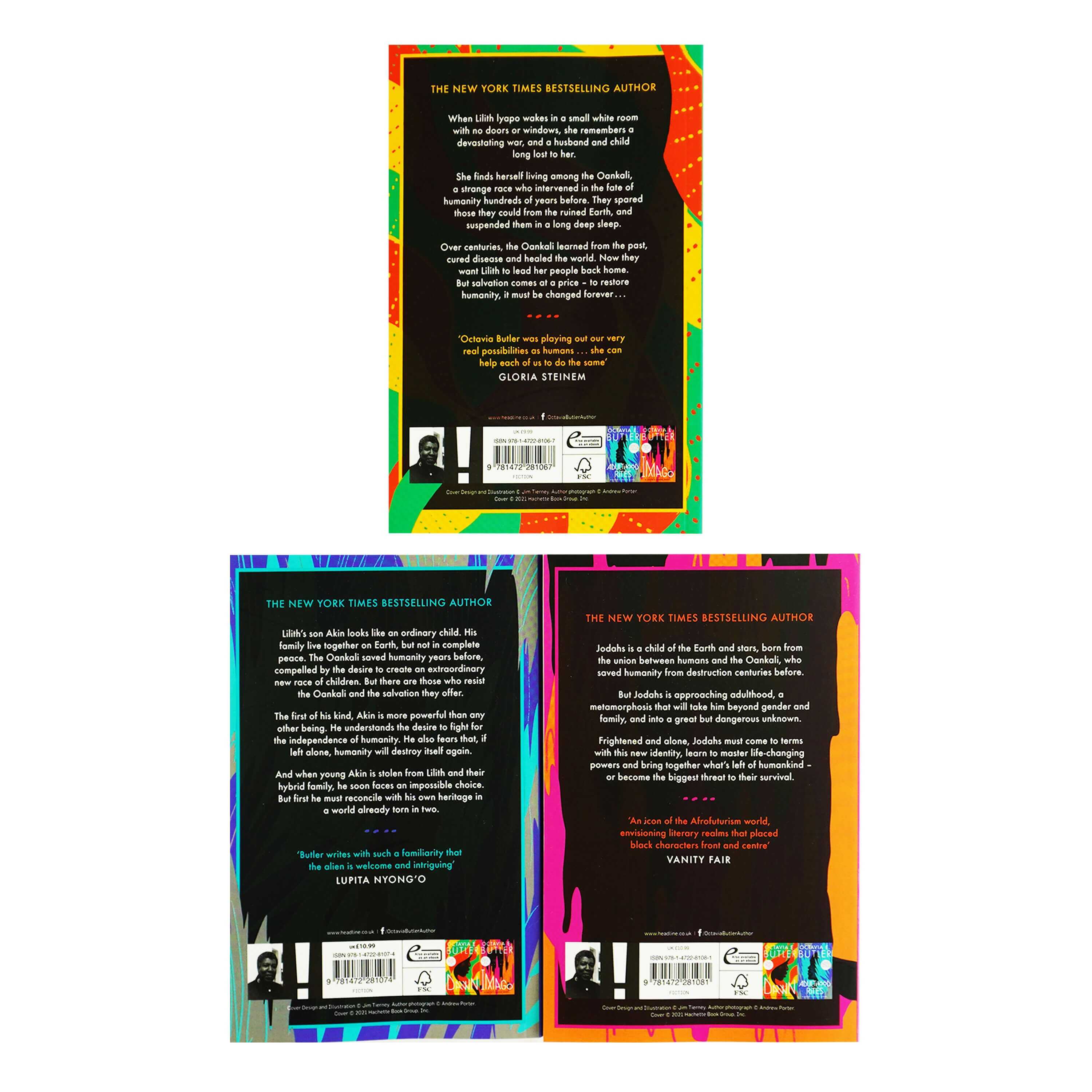 Lilith's Brood Trilogy by Octavia E. Butler 3 Books Collection Set - Fiction - Paperback