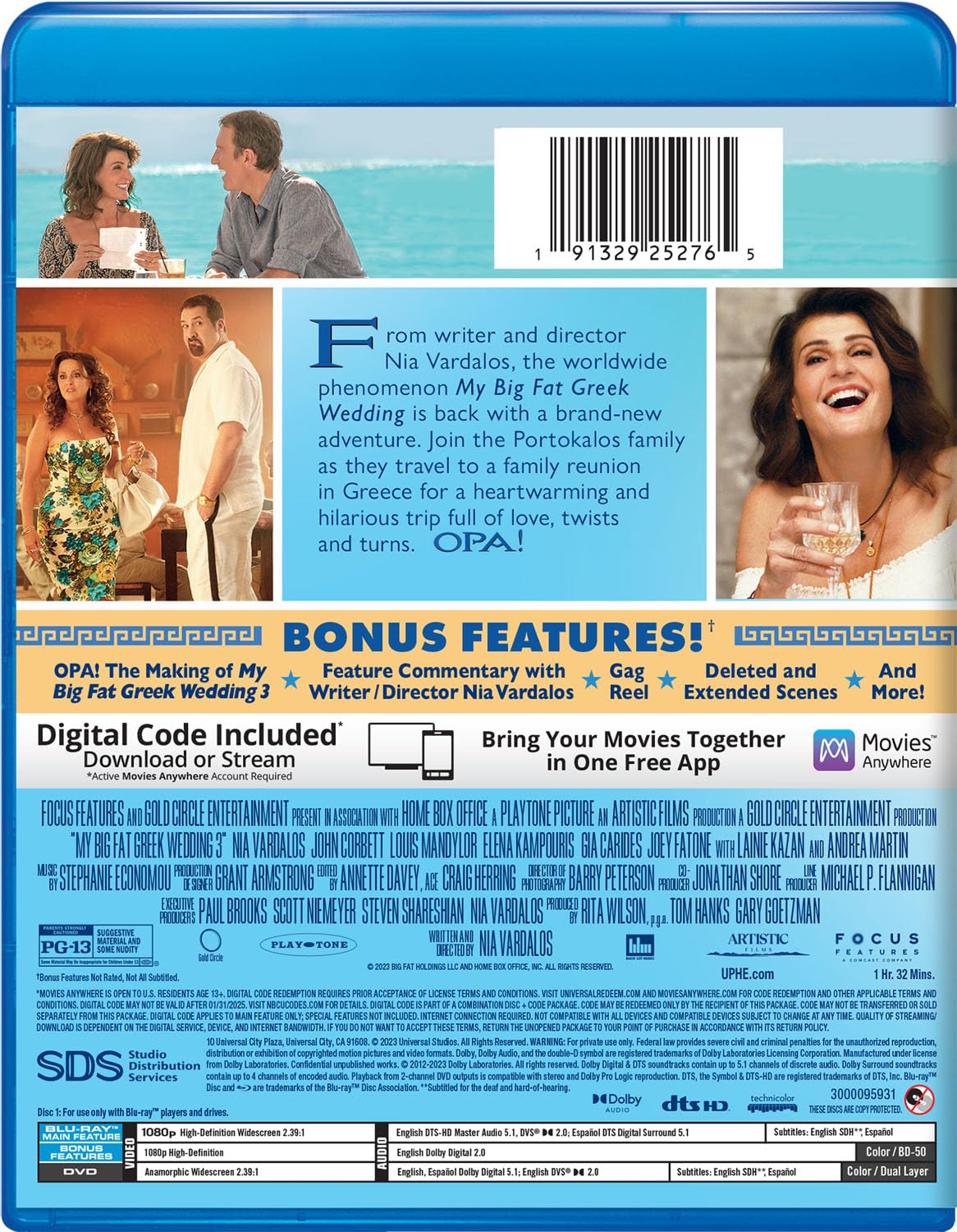 My Big Fat Greek Wedding 3 - Collector's Edition Blu-ray + DVD + Digital