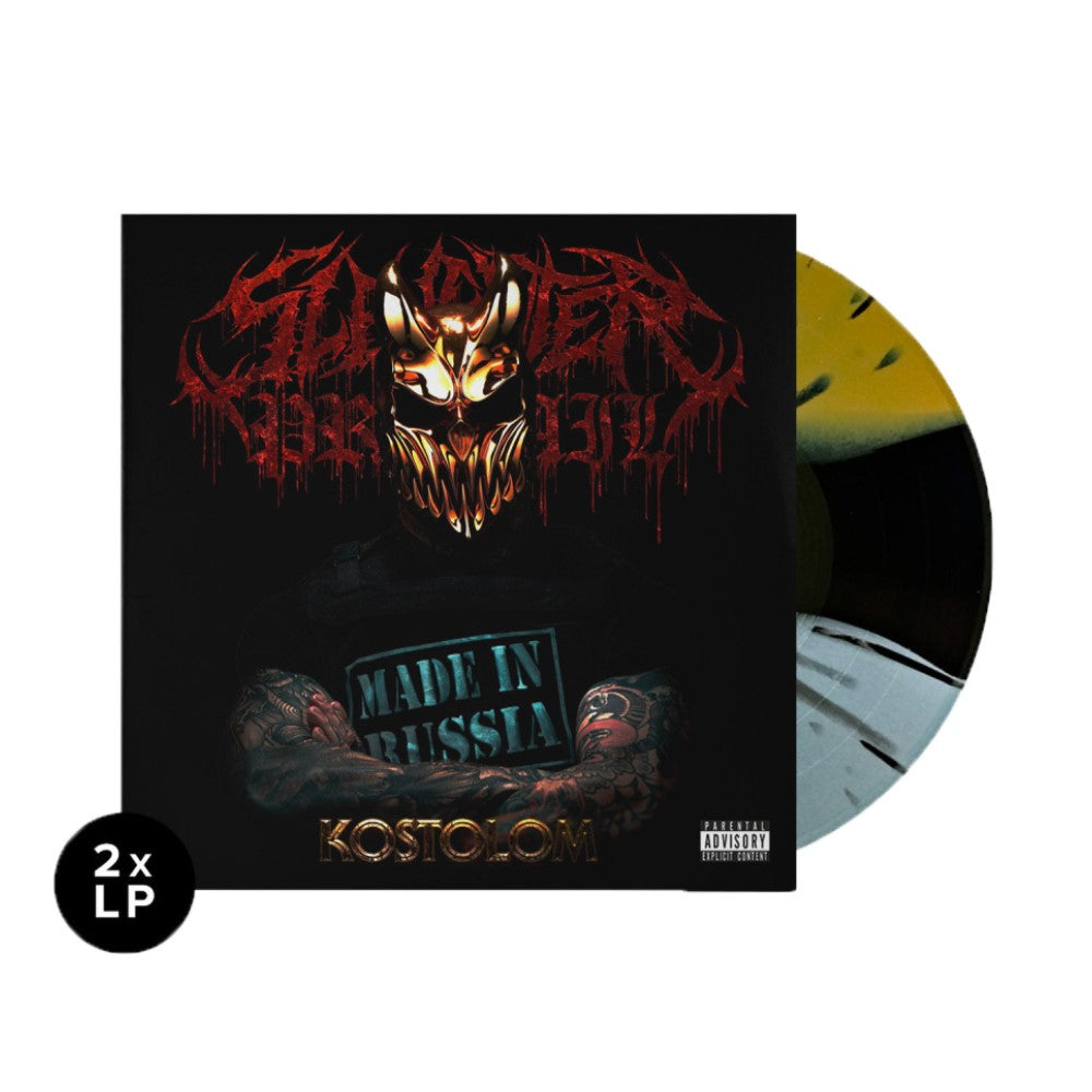 Slaughter To Prevail - Kostolom Exclusive Limited Edition Gold/Black/Silver Black Splatter Tri-Color Vinyl 2x LP