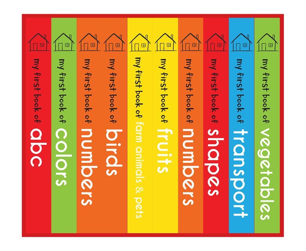 My First Library : Boxset of 10 Board Books for Kids (My First Book of) Board book
