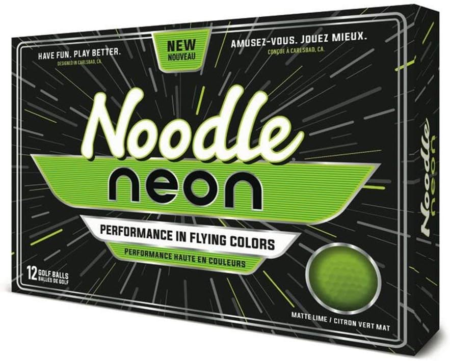 Noodle Neon Matte Color Golf Balls