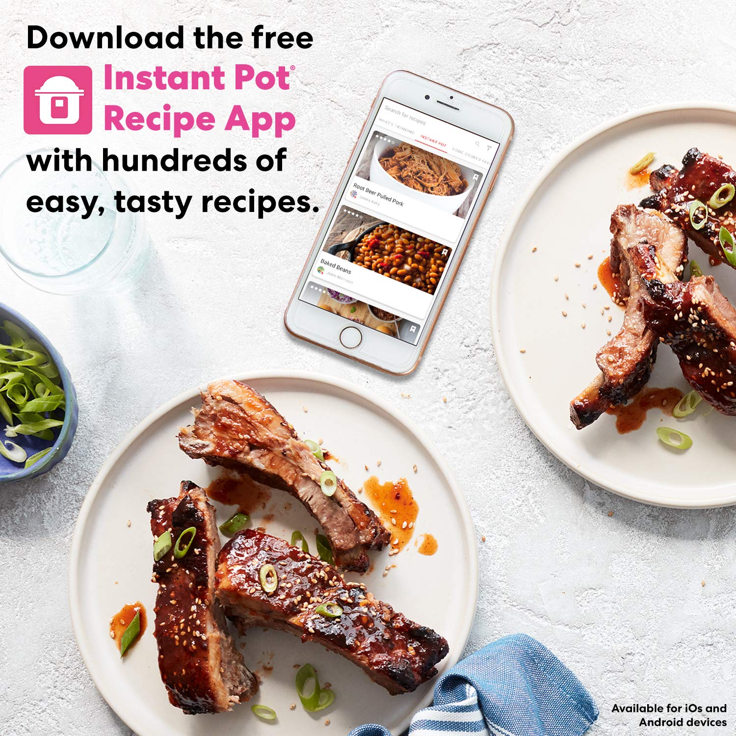 Instant Pot Duo 7-in-1 Electric Pressure Cooker, Slow Cooker, Rice Cooker, Steamer, Sauté, Yogurt Maker, Warmer & Sterilizer, Includes Free App with over 1900 Recipes, Stainless Steel