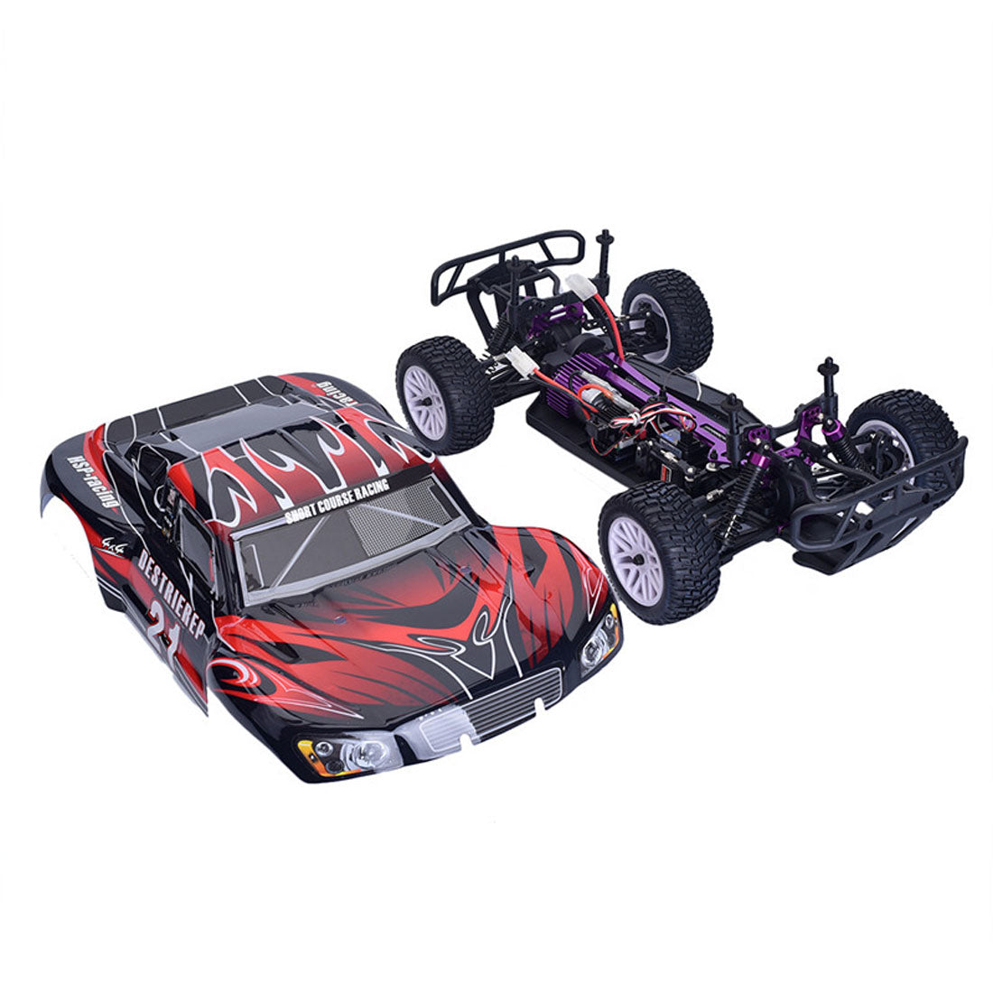 HSP 94170 1:10 4WD Electric Brushed Off-road Short Course Truck 2.4G Wireless RC Car Model - RTR