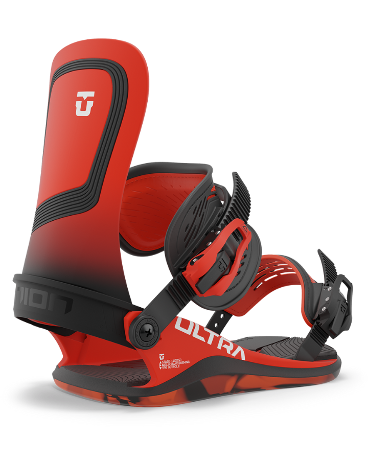 Union Ultra Snowboard Binding - Hot Red - 2024