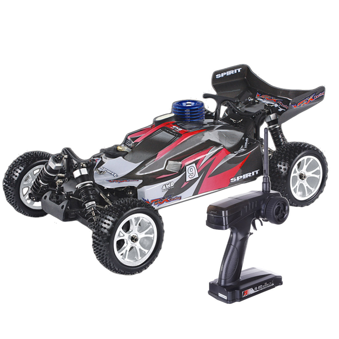 VRX RH1007 RC Car 1/10 Scale 2.4G 4WD 60km/h High Speed Force 18 Nitro Engine Off-road RTR Truck