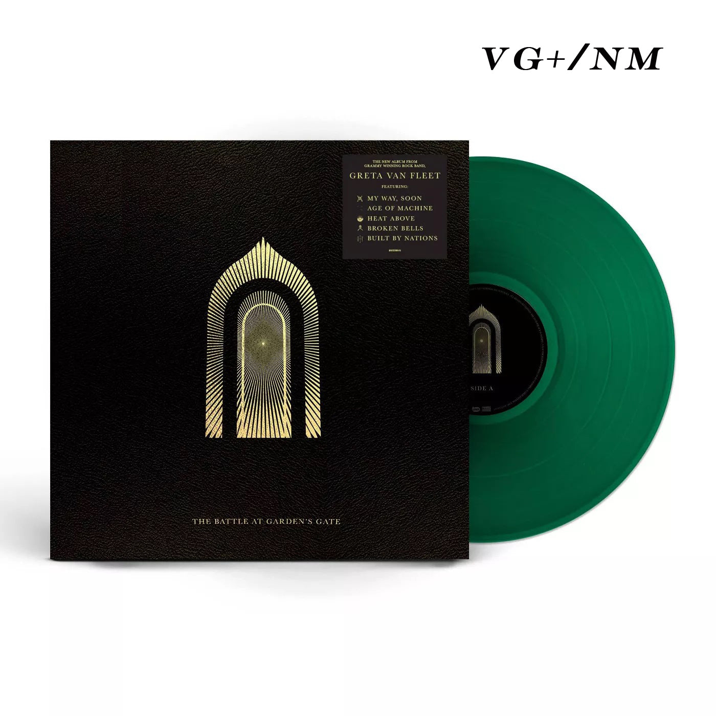 Greta Van Fleet - The Battle at Garden’s Gate Exclusive Transparent Green 2xLP Vinyl Record