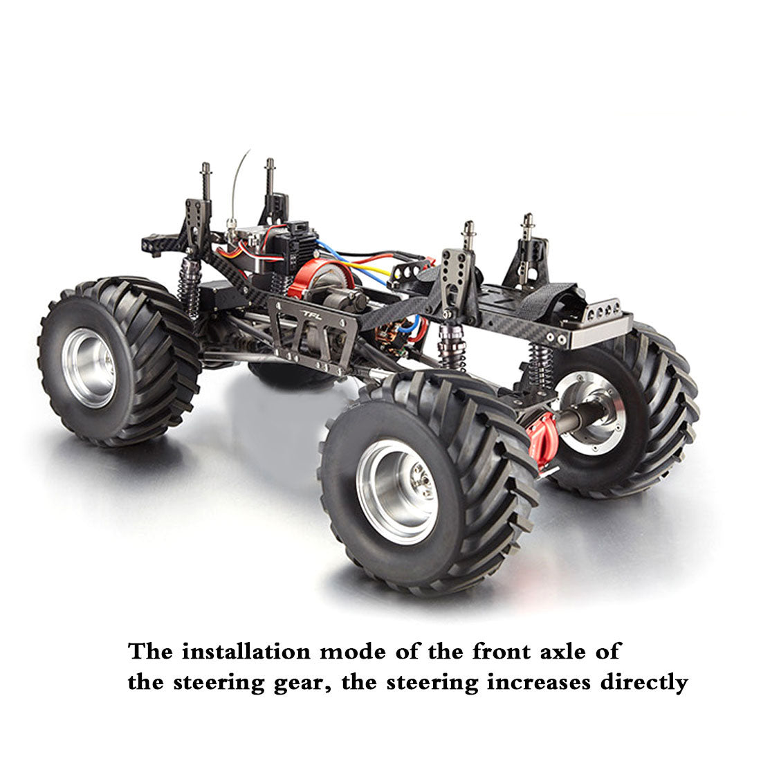 TFL C1610 1/10 4WD RC Electric Monster Truck Simulation Straight Bridge Vehicle (without Electronic Equipment)