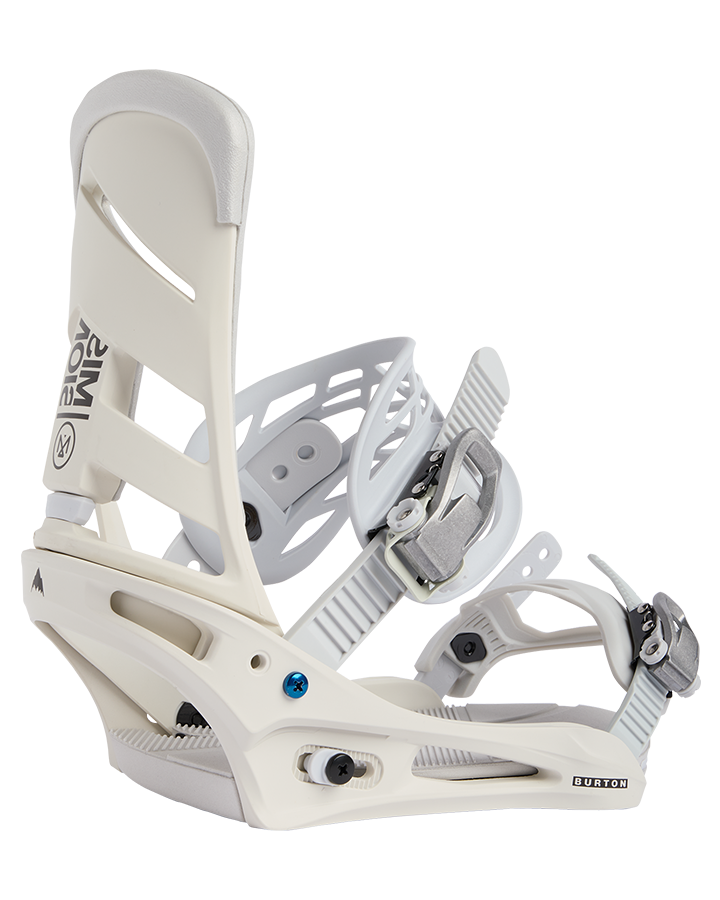 Burton Men's Mission Re:Flex Snowboard Bindings - Stout White
