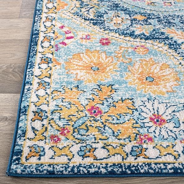 Rugshop Vintage Distressed Bohemian Area 5' x 7' Multi 5' x 7' Multi Color