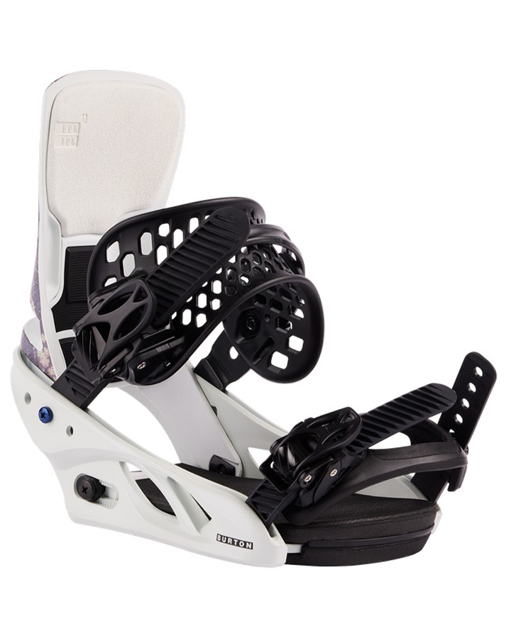 Burton Womens Lexa X Re:Flex Snowboard Bindings - Light Blue/Collage - 2023