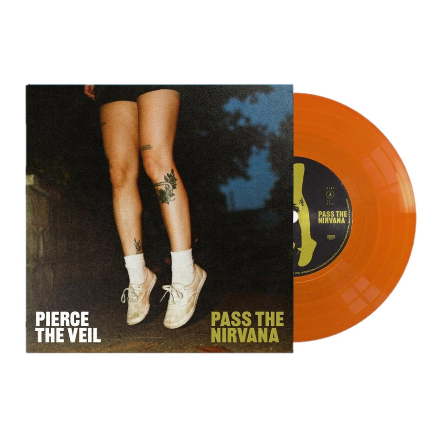 Pierce The Veil - Pass The Nirvana Exclusive Limited Edition 7 inch Orange Color Vinyl