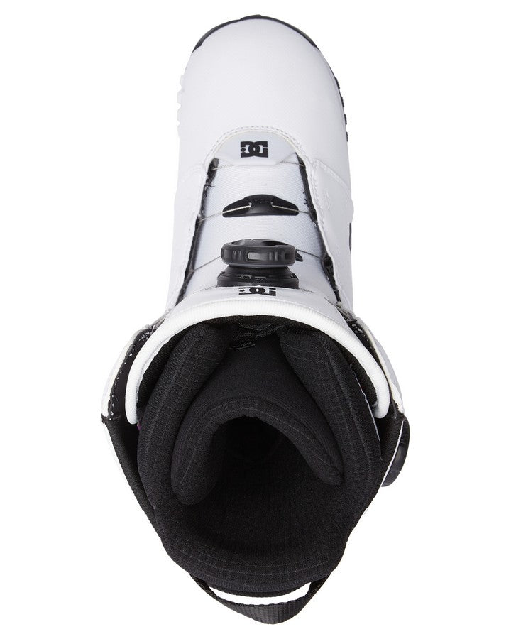 DC Control BOA Snowboard Boots - White/White/Black - 2023