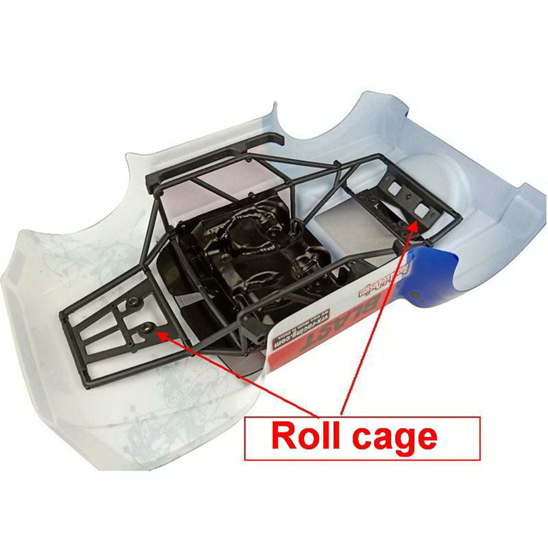 VRX RH1009 1/10 RC Car 4WD RC Off-road Vehicle Automatic Two-Speed 2.4G Toy RTR Version