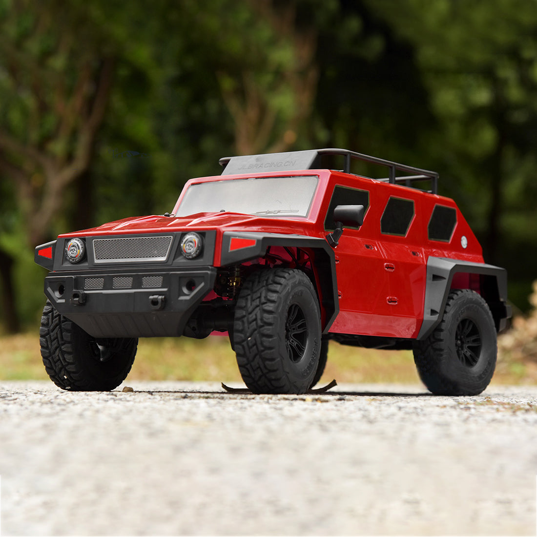 JLB Racing 1/8 4WD RC Crawler Brushed Waterproof Remote Control Car Vehicle with Portal Axle - RTR
