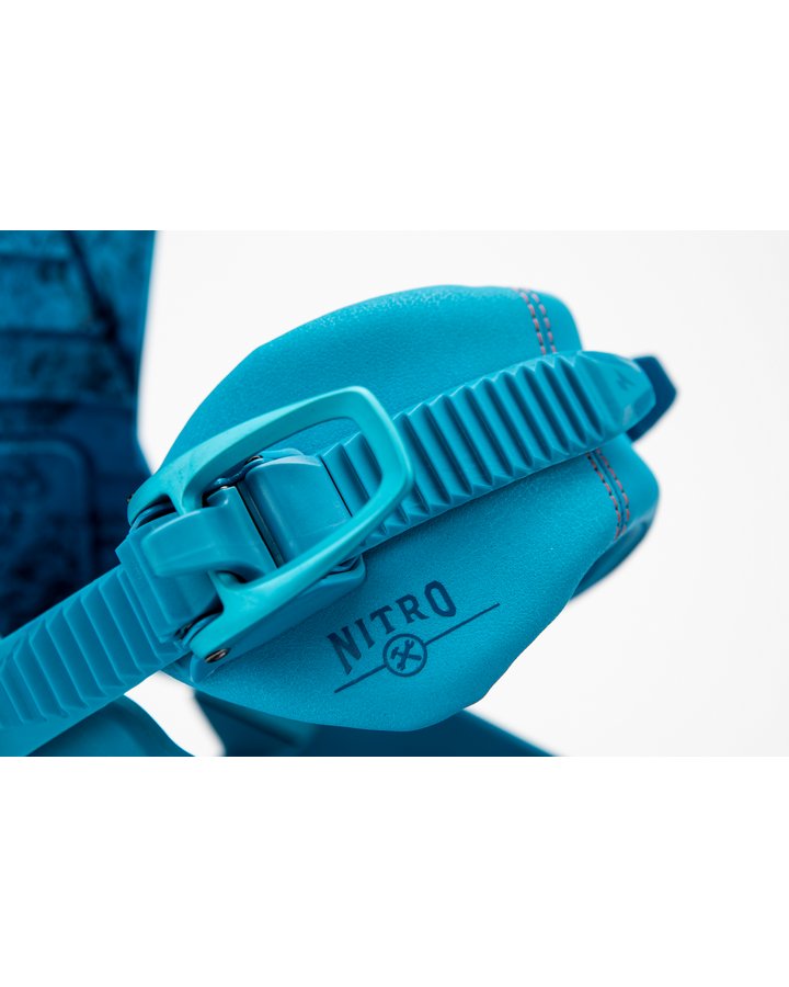 Nitro Team Snowboard Bindings - F.C.S./Blue - 2022 (M)