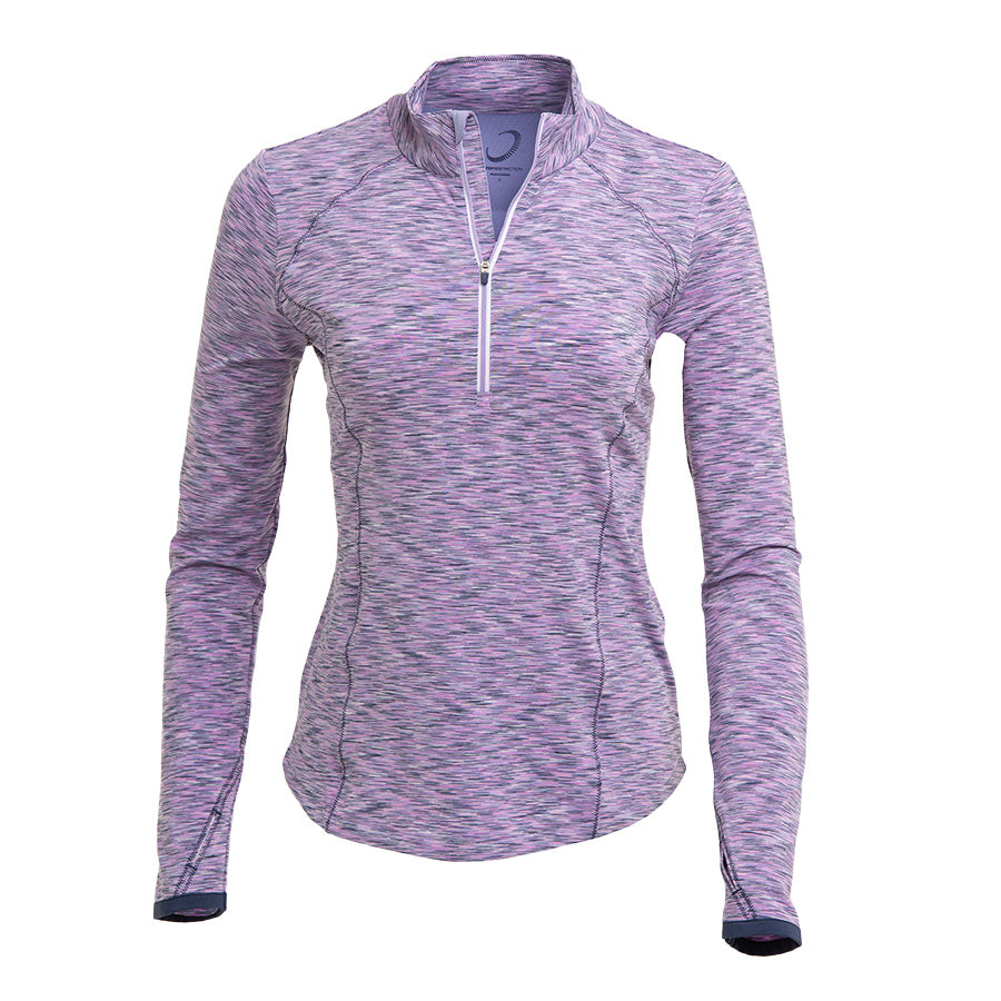 WOMEN'S SHAE ZIP MOCK PULLOVER