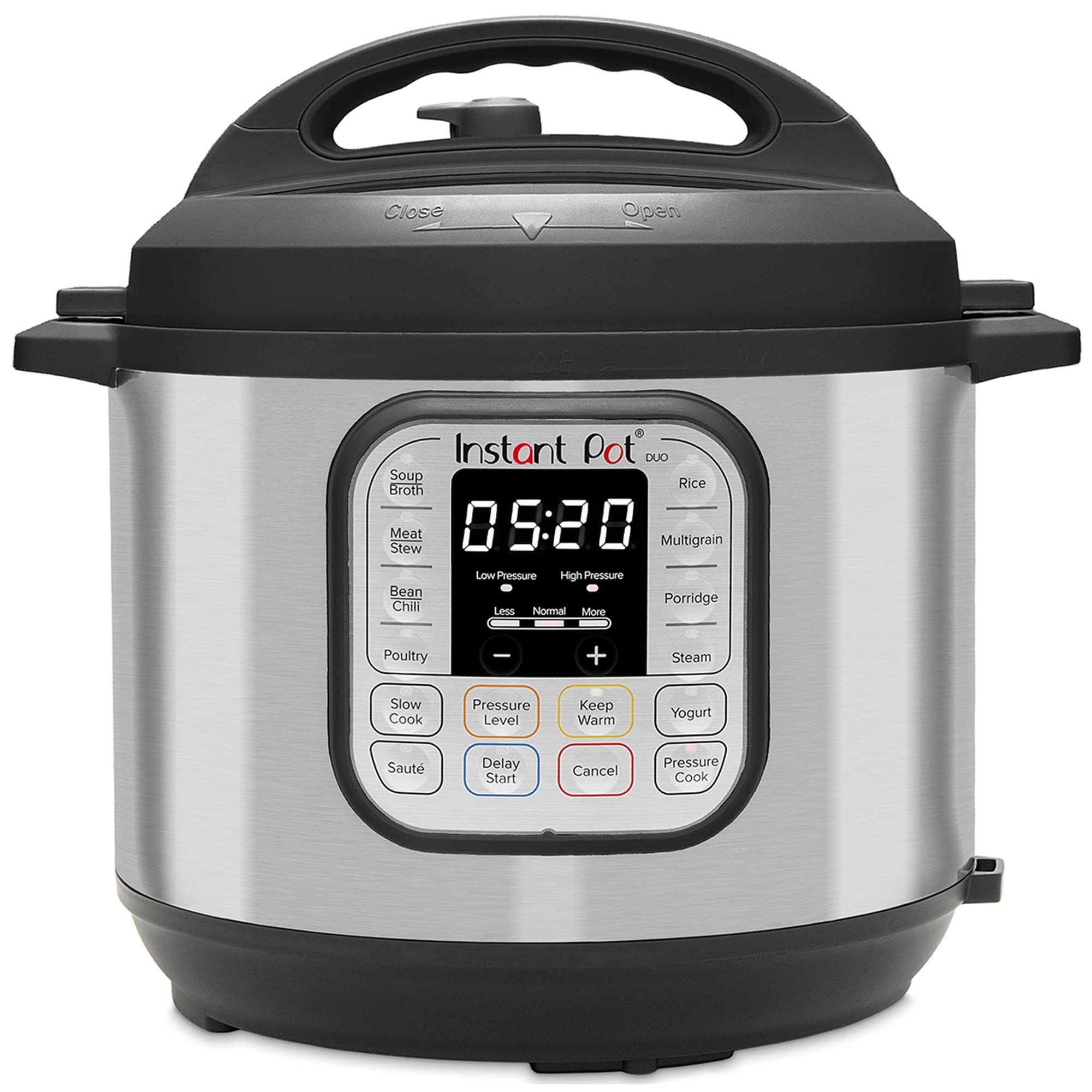Instant Pot Duo 7-in-1 Electric Pressure Cooker, Slow Cooker, Rice Cooker, Steamer, Sauté, Yogurt Maker, Warmer & Sterilizer, Includes Free App with over 1900 Recipes, Stainless Steel
