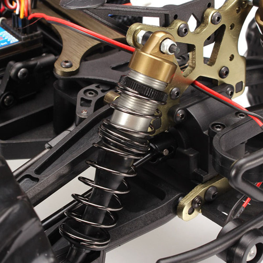 JLB Racing 11101 1/10 4WD 120A RC Car Brushless Monster Remote Control Truck with Metal Chassis