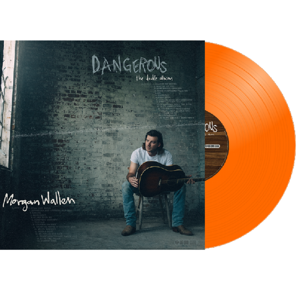 Morgan Wallen - Dangerous Exclusive Orange Color 3LP Vinyl Limited Edition Record