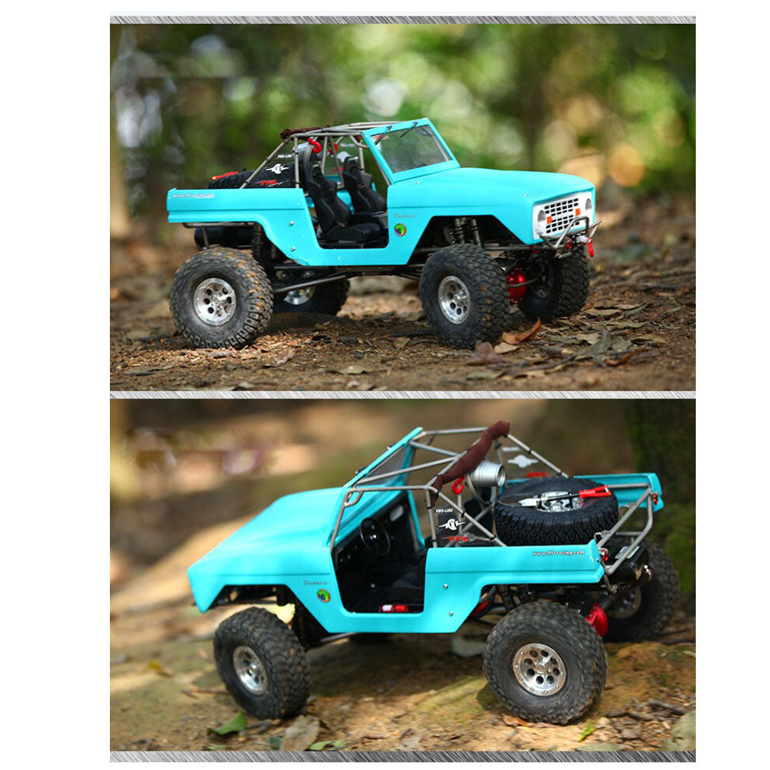 TFL Bronco C1508 1/10 4WD Full Metal RC Crawler Car - Car Shell Painting KIT Version