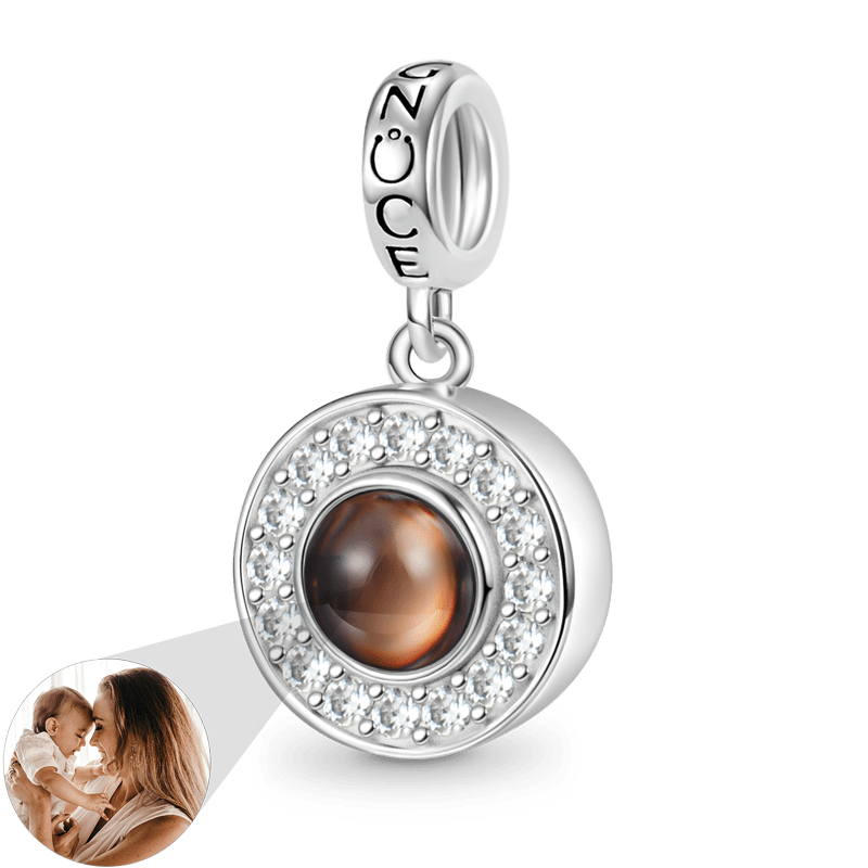 Gnoce Projection Personalized Photo Pendant Dangle Charm