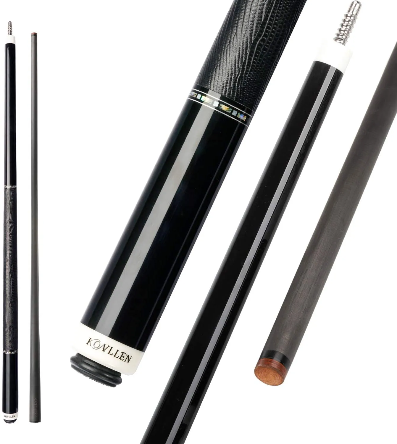 Carbon Fiber Pool Cue Stick Handmade Inlay Cue
