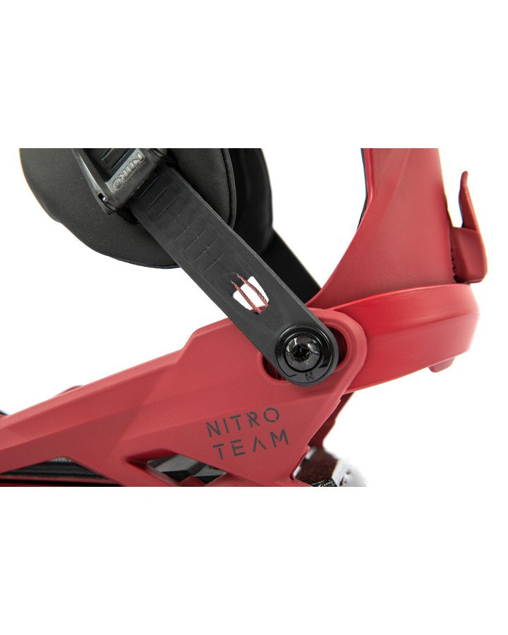 Nitro Team Snowboard Bindings - Red - 2022