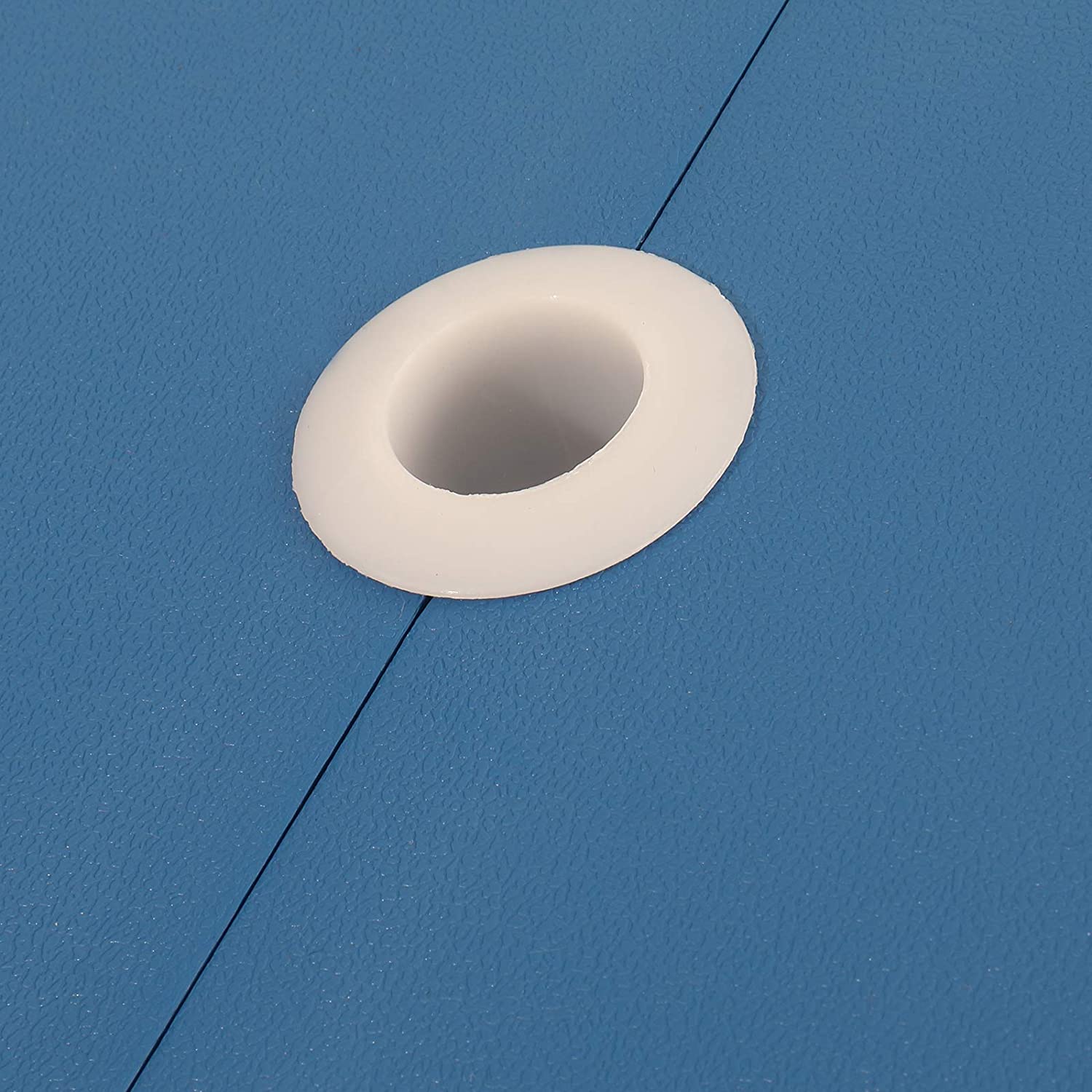 4 Ft  Portable Foldable Camping Picnic Table Set 220 Lbs Support 4-Seats Aluminum Frame Blue