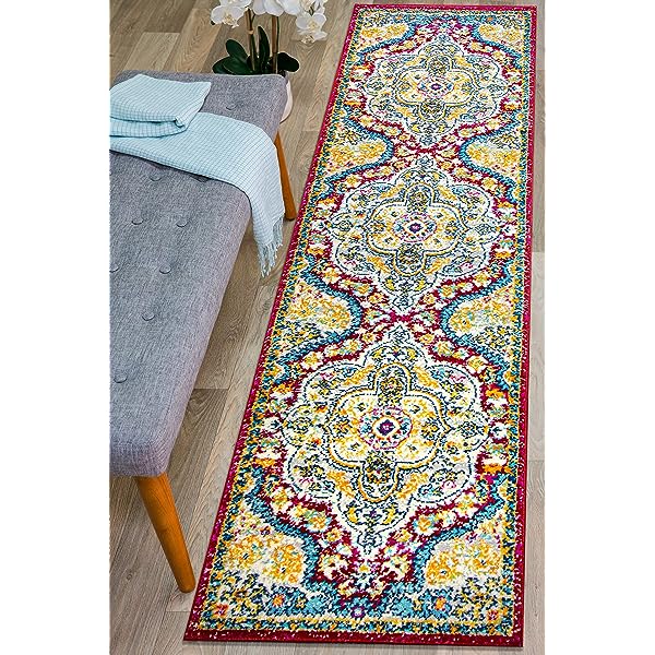 Rugshop Vintage Distressed Bohemian Area 5' x 7' Multi 5' x 7' Multi Color